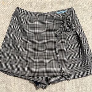 Plaid Skort